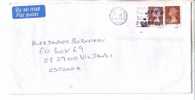 GOOD GB Postal Cover To ESTONIA 1997 - Good Stamped: Elizabeth II - Brieven En Documenten