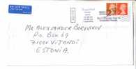 GOOD GB Postal Cover To ESTONIA 2003 - Good Stamped: Elizabeth II - Storia Postale