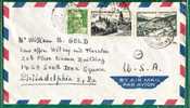 FRANCE - 1951 COVER - Type Marianne De Gandon Yvert # 884 + 905 + 842A  From MENTON To PHILADELPHIA - 1945-54 Marianne Of Gandon