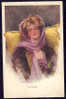 AK BOILEAU PHILIP,BEATY JUNGE DAME, "NOCTURNE" ,OLD POSTCARD - Boileau, Philip