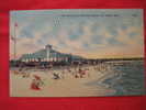 Gulfport Ms   The Municpal Bathing Beach   Linen - Sonstige & Ohne Zuordnung