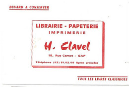 Buvard Librairie H.clavel Blanc - Papierwaren