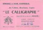 Buvard Le Calligraphe Rose - Papeterie