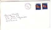 GOOD CANADA Postal Cover To ESTONIA 1996 - Good Stamped: Flags - Lettres & Documents