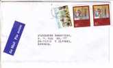 GOOD CANADA Postal Cover To ESTONIA 2001 - Good Stamped: Berries ; Christmas - Brieven En Documenten