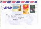 GOOD AUSTRALIA Postal Cover To ESTONIA 1997 - Good Stamped: Flowers ; Cinema - Lettres & Documents