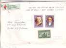 GOOD CANADA Postal Cover To ESTONIA 1997 - Good Stamped: Ship ; Womans - Brieven En Documenten