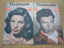 CINEMONDE N° 638 HENRI VIDAL + RAIMU + MICHELE MORGAN + LAUREEN BACALL - Kino