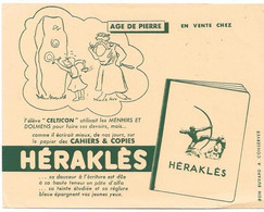 Buvard Herakles Age De Pierre - Papelería