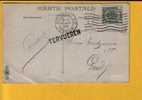 81 Op Kaart Met Stempel BRUXELLES Met Naamstempel (Griffe)  TERVUEREN - Linear Postmarks