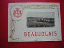 ETIQUETTE- BEAUJOLAIS -N° 442 MODELE  DEPOSE-PLOUVIEZ & CIE PARIS   EN BON ETAT - Beaujolais