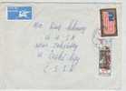 Israel Cover Sent Air Mail To Czechoslovakia 27-5-1976 - Cartas & Documentos