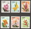 Cuba 1779/84 ** Flora. 1974 - Unused Stamps