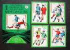 Bulgaria 1985 Block Bloc & Set Of 4 - SPORT - Football Mexico '86 - Usados