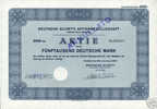 1963 German Olivetti Stock Certificate - Industrie