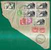FRANCE - 1949 PROFUSE FRANKING PIECE From PARIS To NEW YORK -Yvert # 764 (x5) +721+811+680+ 676 (x2)+ A16 - Cartas & Documentos