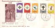 Suriname -  MI-Nr 553/557 FDC (s104) - Pasqua