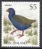 New Zealand #835 Mint Never Hinged $5 Takahe (Bird) From 1985-89 - Ongebruikt