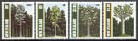 New Zealand #956-59 Mint Never Hinged Trees Set From 1989 - Neufs