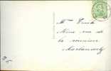 Carte (bon Anniversaire) De Et Vers Morlanwelz En 1922 - Lettres & Documents