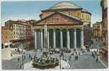 Cartolina - Roma - Il Pantheon - Animata - Lazio - Belle Arti - Storia - Panteón