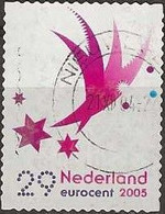 NETHERLANDS 2005 Christmas - 29c Stars FU - Used Stamps