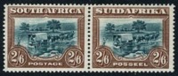 South Africa #30 Mint Hinged 2sh6p Pair From 1927-28 - Nuevos