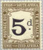 South Africa J5 Mint Never Hinged 5p Postage Due From 1914 - Strafport