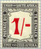 South Africa J7 Mint Hinged 1sh Postage Due From 1914 - Strafport