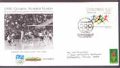 T)1996 COLOMBIA CIRC.FDC,"1996 SUMMER OLYMPIC GAMES ATALNTA/VOLLEYBALL"- - Verano 1996: Atlanta