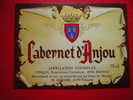 ETIQUETTE-CABERNET D'ANJOU-APPELLATION CONTROLEE-COQUIN,PROPRIETAIRE-VITICULTEUR-49700 BROSSAY - Red Wines