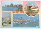 50 - BARFLEUR - Port Et église, Plage Quartier De La Masse, Canot Sauvetage "CRESTEY Et SAUVE" Sur La Rampe De Lancement - Barfleur