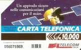 TARJETA DE ITALIA DE UN SATELITE - Sterrenkunde