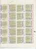 DECLARATION DES DROITS DE L'HOMME ET DU CITOYEN --  FEUILLE DE 20 TIMBRES A 2,50  FRANCS - Full Sheets