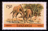 TANZANIA / GIRFFE / MNH / VF . - Giraffen