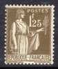 France Type Paix N° 287 XX  1 F.  25 Olive, Assez Bon Centrage TB - 1932-39 Frieden