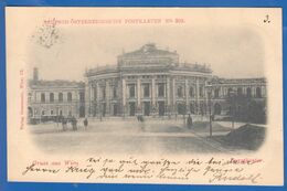 Österreich; Wien; Burgtheater; Gruss Aus AK; 1898 - Vienna Center