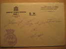 PALENCIA 1985 A Noya Coruña Juzgado 1ª Instancia Instruccion Nº2 Justice Franquicia Postage Paid Sobre Cover Lettre - Franchise Postale