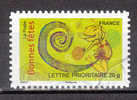 FRANCE / 2008 / Y&T N° 4316 Ou AA 247 : "Bonne Fêtes" (Caméléon) - Choisi - Cachet Rond - Adhesive Stamps