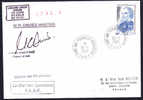 TAAF   Lettre Posté à Bord  Cachet Port Aus Francais Kerguelen    Signé Scan - Lettres & Documents