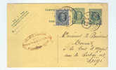 293/12 -  Entier Postal Houyoux TILLEUR 1927 à Liège -  Cachet Et TB REPIQUAGE Charbonnages Du Horloz - Cartes Postales 1909-1934