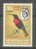 Bechuanaland Protectorate 1961 SG. 170   2½ C. Bird Vogel Scarlet-chested Sunbird MH - 1885-1964 Protectorado De Bechuanaland