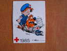 BOULE Et  BILL  N° 1 Autocollant   Stickers  Croix-rouge 1985 Roba - Autocolantes