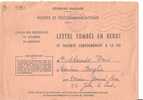 LETTRE TOMBEE EN REBUT    Le 23 JUIN 1970  LIBOURNES - Cartas & Documentos