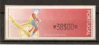 D - PORTUGAL ATM AFINSA 6 - TAXA 38$00, MNH - Automaatzegels [ATM]