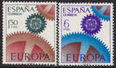Spagna 1967 Europa 2 Vl  Nuovi Serie Completa - 1967