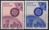 Italia 1967 Europa 2 Vl  Nuovi Serie Completa - 1967