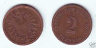 Germany 2 Pfennig 1875 C - 2 Pfennig