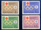 Portugal - 1964 Olympic Games - Af. # 939 To 942 - MH - Nuovi