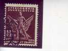 SOKOL-ZAGREB-1.75 Din-60 ANNIVERSARY-PRINC PETER-FALCON SCULPTURE-YUGOSLAVIA-1934 - Used Stamps